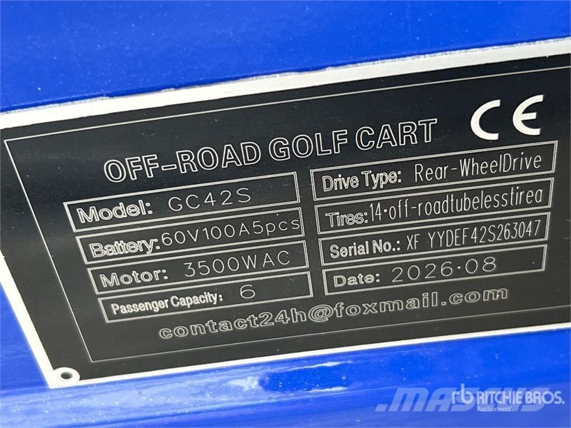 SDLOOL SL-GC42S Electric Off-Road Golf Cart (Unuse Carritos de golf