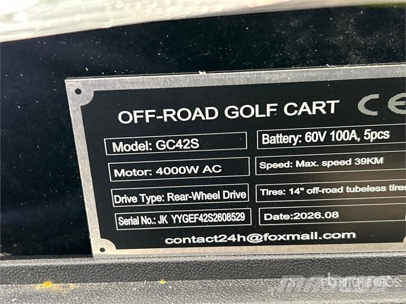  SDLOOL SL-GC42S Electric Off-Road Golf Cart (Unuse Carritos de golf