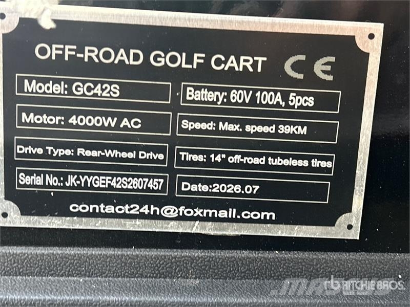 SDLOOL SL-GC42S Electric Off-Road Golf Cart (Unuse Golfkarren / golf carts