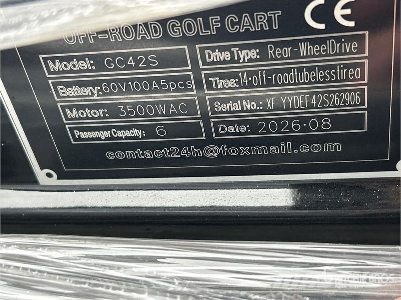 SDLOOL SL-GC42S Electric Off-Road Golf Cart (Unuse Carritos de golf