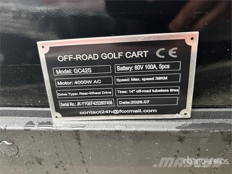  SDLOOL SL-GC42S Electric Off-Road Golf Cart (Unuse Golfkarren / golf carts