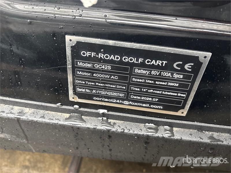 SDLOOL SL-GC42S Electric Off-Road Golf Cart (Unuse Carritos de golf