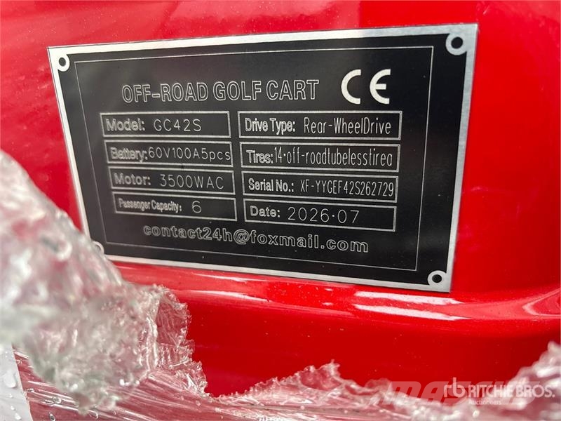 SDLOOL SL-GC42S Electric Off-Road Golf Cart (Unuse Carritos de golf