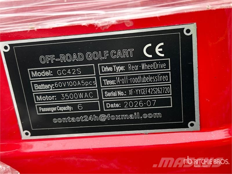 SDLOOL SL-GC42S Electric Off-Road Golf Cart (Unuse Carritos de golf