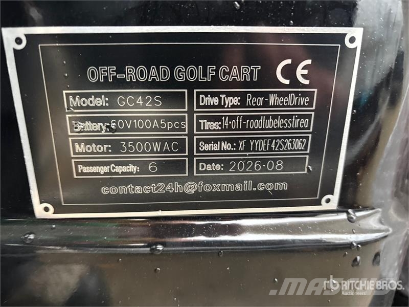  SDLOOL SL-GC42S Electric Off-Road Golf Cart (Unuse Carritos de golf