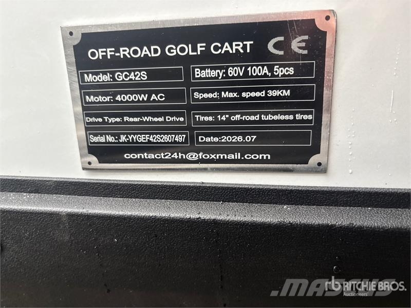 SDLOOL SL-GC42S Electric Off-Road Golf Cart (Unuse Carritos de golf