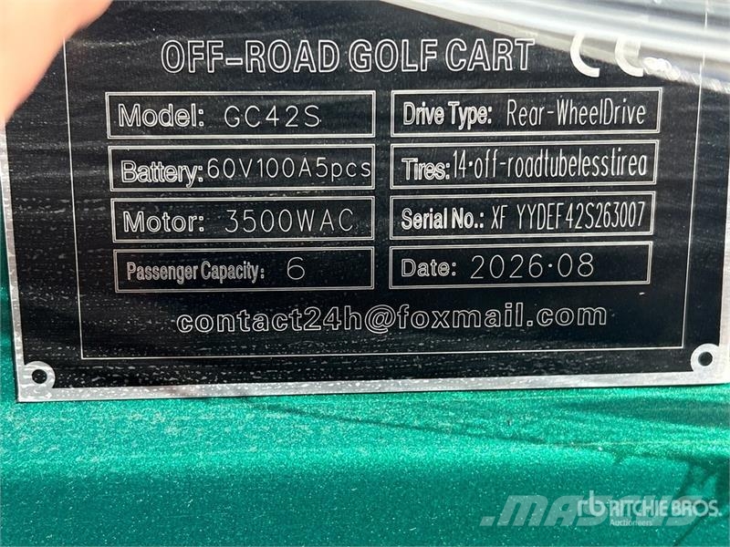 SDLOOL SL-GC42S Electric Off-Road Golf Cart (Unuse Carritos de golf