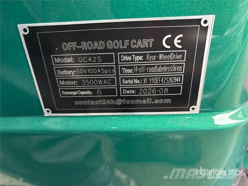  SDLOOL SL-GC42S Electric Off-Road Golf Cart (Unuse Carritos de golf