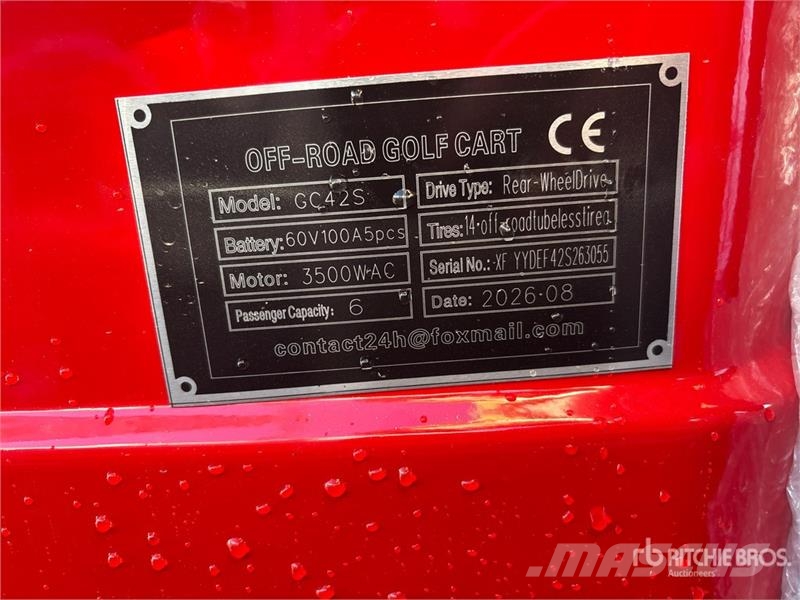  SDLOOL SL-GC42S Electric Off-Road Golf Cart (Unuse Carritos de golf