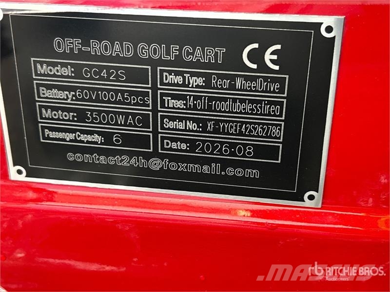 SDLOOL SL-GC42S Electric Off-Road Golf Cart (Unuse Carritos de golf