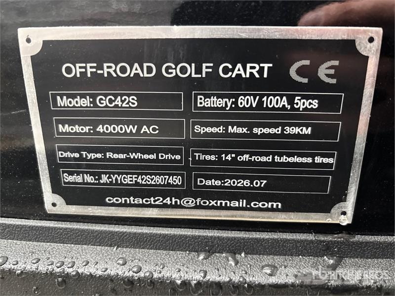 SDLOOL SL-GC42S Electric Off-Road Golf Cart (Unuse Golfkarren / golf carts