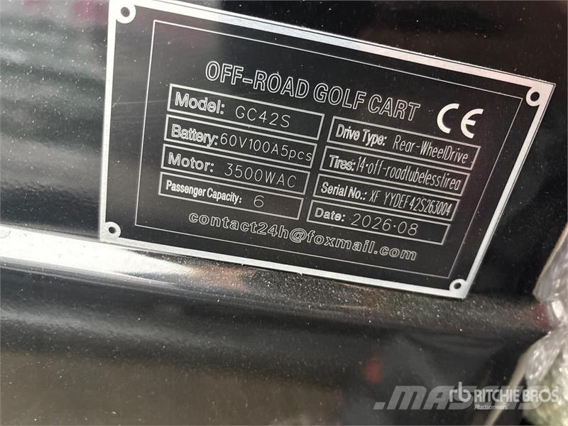  SDLOOL SL-GC42S Electric Off-Road Golf Cart (Unuse Carritos de golf