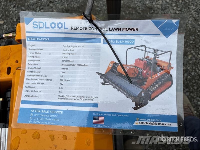 SDLOOL SL-LM1000Q Remote Control Lawn Mower (Unuse Corta-Relvas Riders