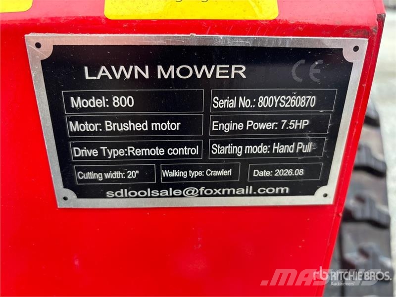 SDLOOL SL800 Remote Control Lawn Mower (Unused) Samojízdné sekačky