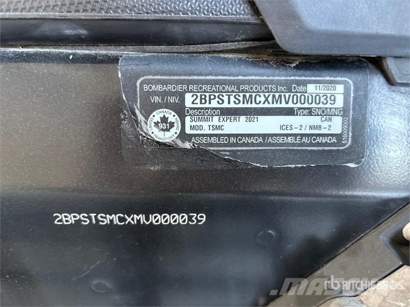 Ski-doo Summit X Expert 850 Turbo 154 Snowmobile Moottorikelkat