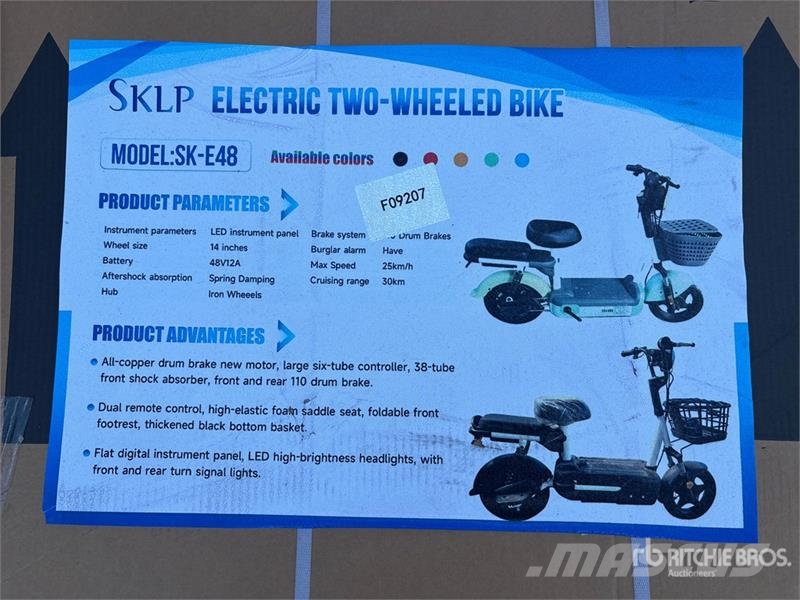 SKLP SK-E48 E-bikes Scooter (Unused) ATV-d