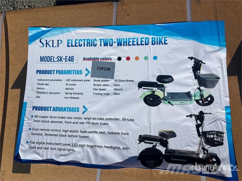 SKLP SK-E48 E-bikes Scooter (Unused) ATV-d