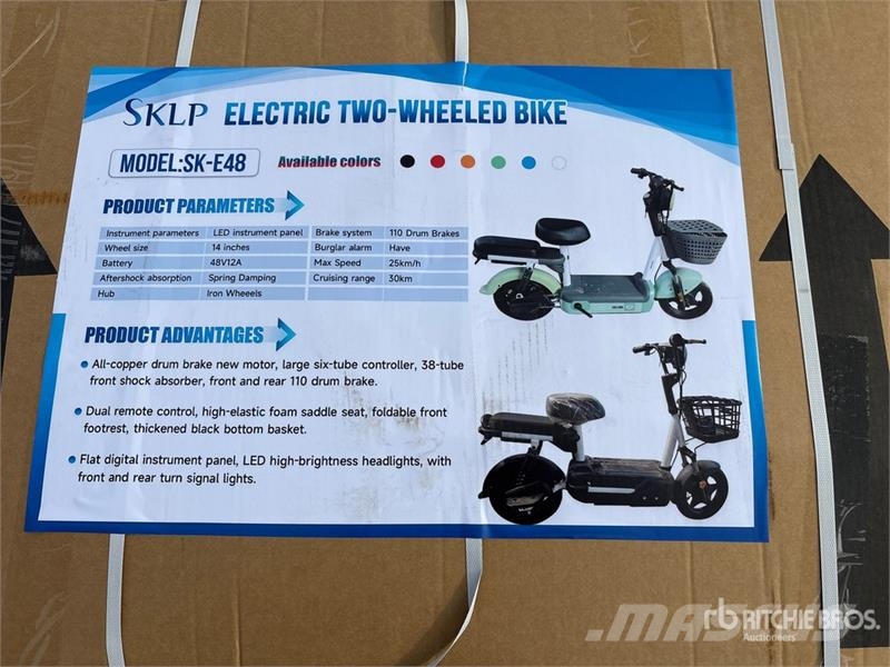 SKLP SK-E48 Electric Scooter (Unused) Terénní vozidla