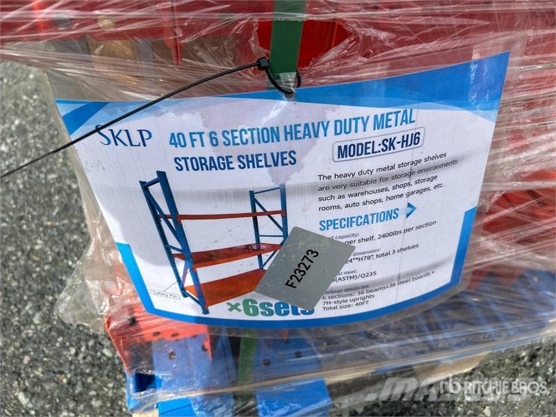 SKLP SK-HJ6 Metal Storage Shelving (Unused) Other components