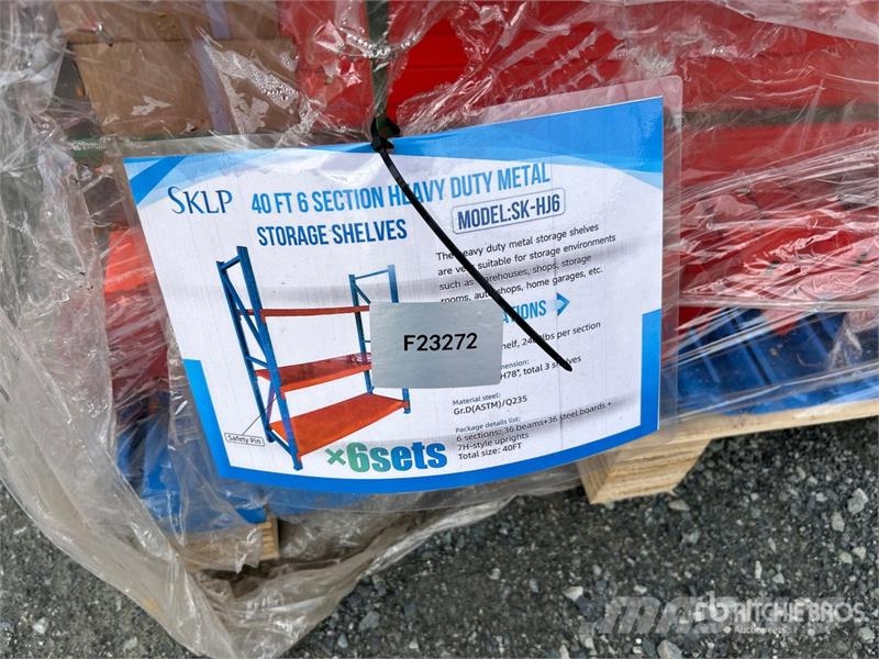 SKLP SK-HJ6 Metal Storage Shelving (Unused) Andre komponenter
