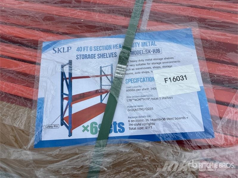 SKLP SK-HJ6 Metal Storage Shelving (Unused) Ďalšie komponenty