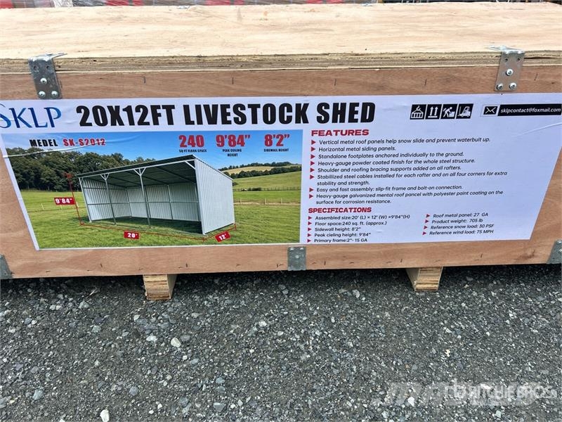 SKLP SK-S2012 Livestock Shelter (Unused) Ďalšie stroje a zariadenia pre živočíšnu výrobu
