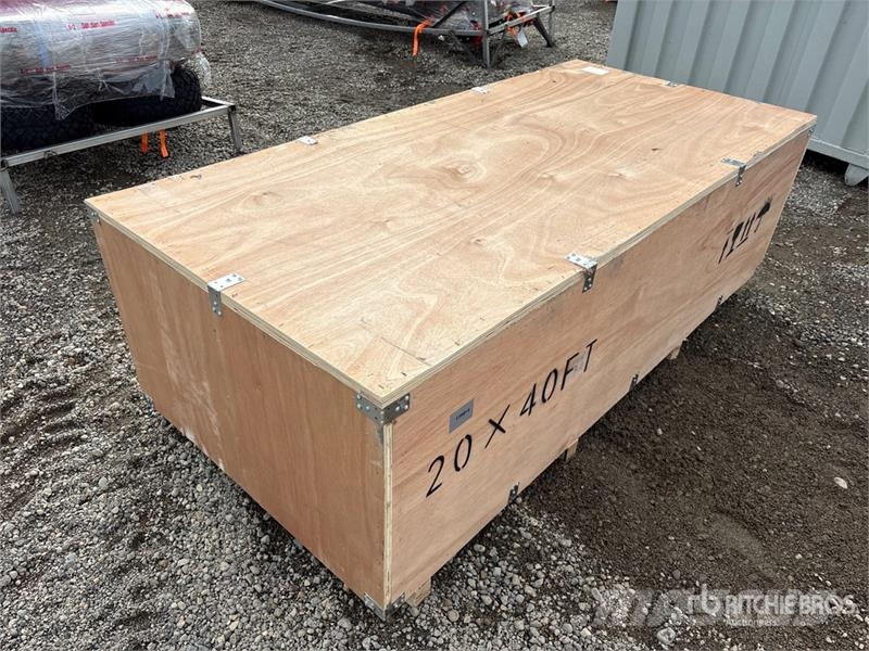  SKLP SK-SC40 20 ft x 40 ft All-Steel Carport (Unus Edificación de acero