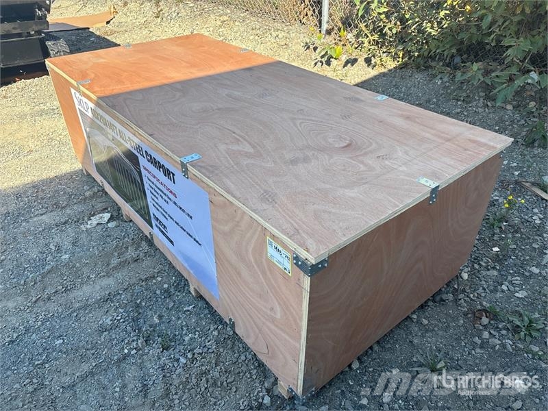 SKLP SK-SC40 20 ft x 40 ft All-Steel Carport (Unus Сталеві каркасні будівлі