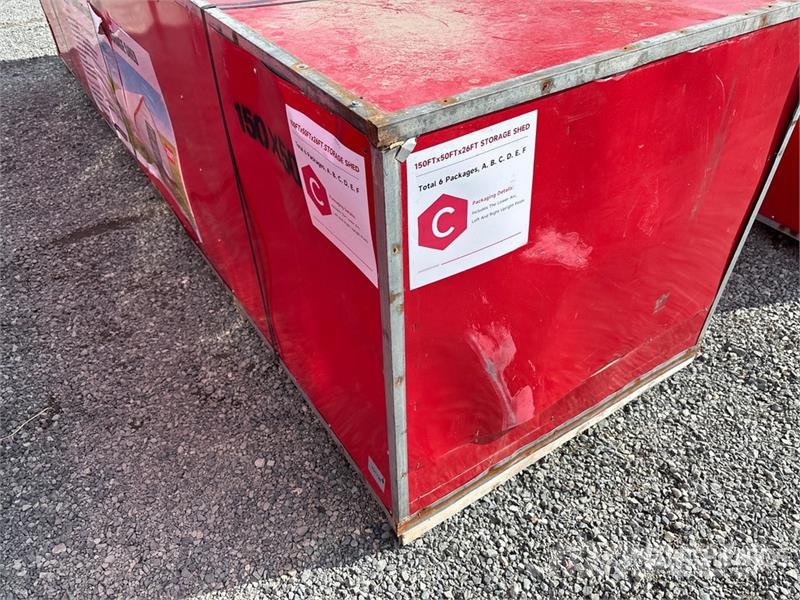 SKLP SK-SS150 50 ft x 150 ft Storage Building (Unu Konstrukcje stalowe