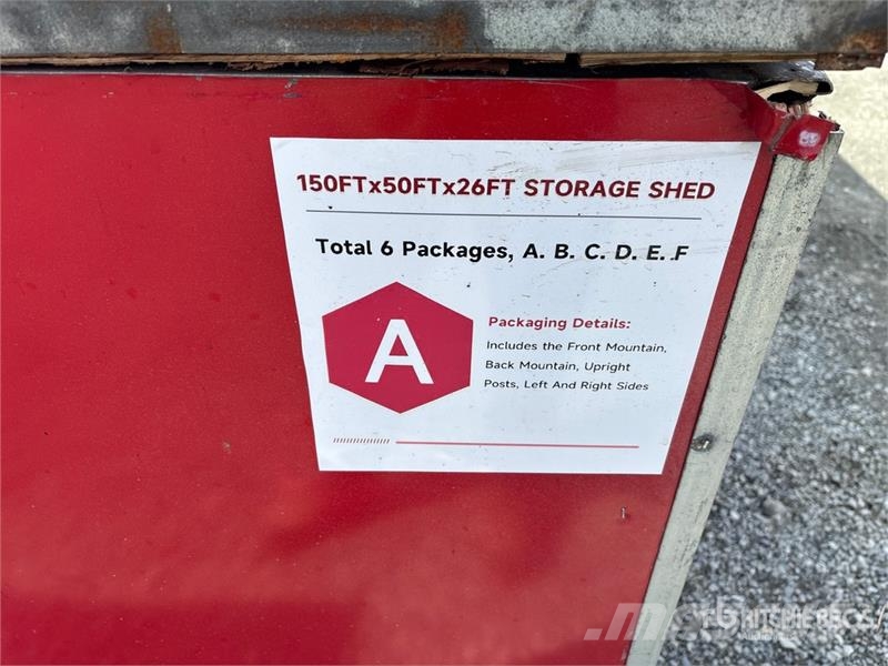 SKLP SK-SS150 50 ft x 150 ft Storage Building (Unu Konstrukcje stalowe