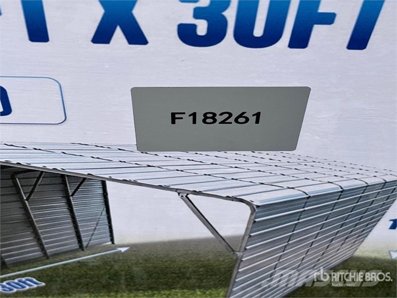  SKLP SK-ZP20 20 ft x 30 ft All-Steel Enclosed Carp Stalen constructies