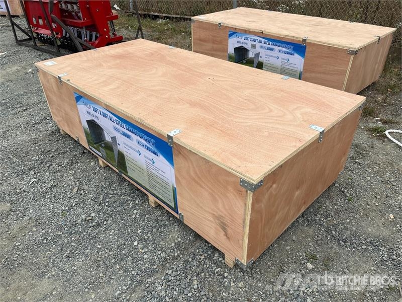  SKLP SK-ZP20 20 ft x 30 ft All-Steel Enclosed Carp Stalen constructies