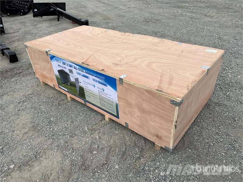 SKLP SK-ZP20 20 ft x 30 ft All-Steel Enclosed Carp Stalen constructies