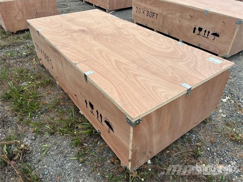  SKLP SK-ZP20 20 ft x 30 ft All-Steel Enclosed Carp Stalen constructies