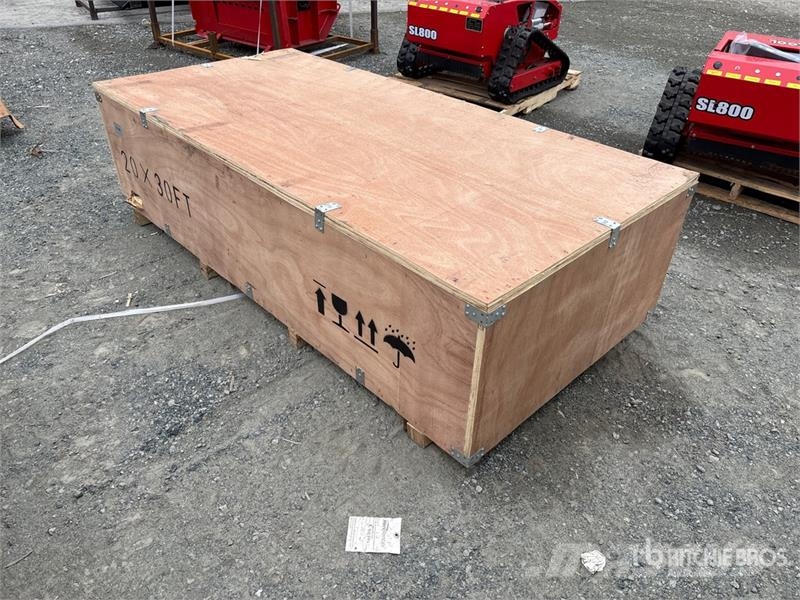 SKLP SK-ZP20 20 ft x 30 ft All-Steel Enclosed Carp Çelik çerçeveli yapılar