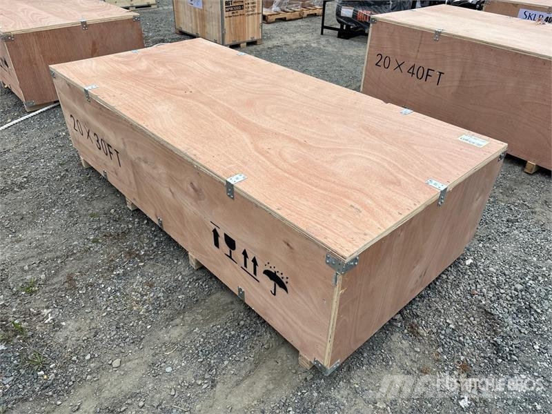 SKLP SK-ZP20 20 ft x 30 ft All-Steel Enclosed Carp Stalen constructies