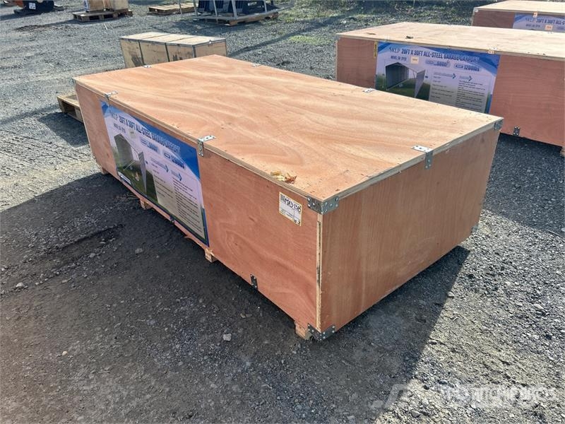 SKLP SK-ZP20 20 ft x 30 ft All-Steel Enclosed Carp Stålrammer