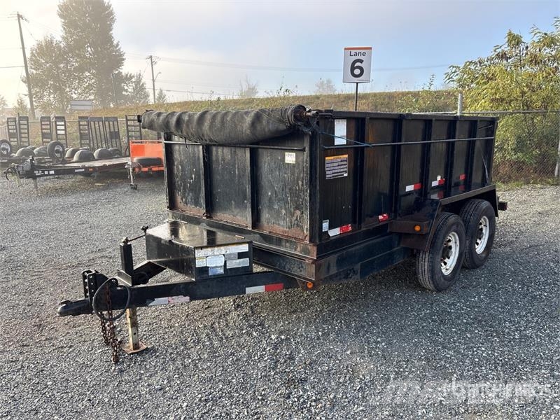  Snake River 12 ft T/A Dump Utility Trailer Tipphengere