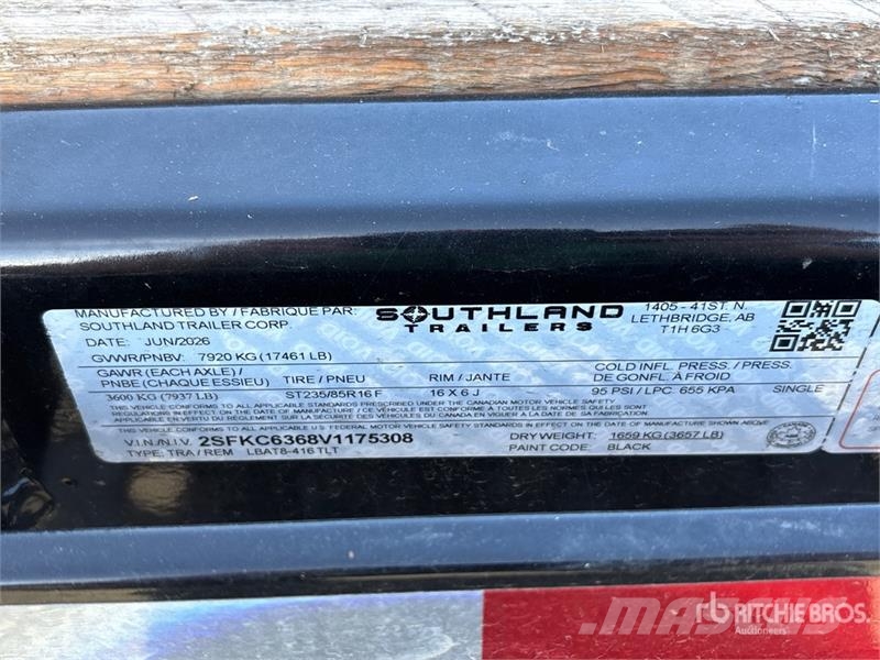 Southland LBAT8-416 13803 lb 23 ft T/A Tilt Deck T Низкорамные прицепы