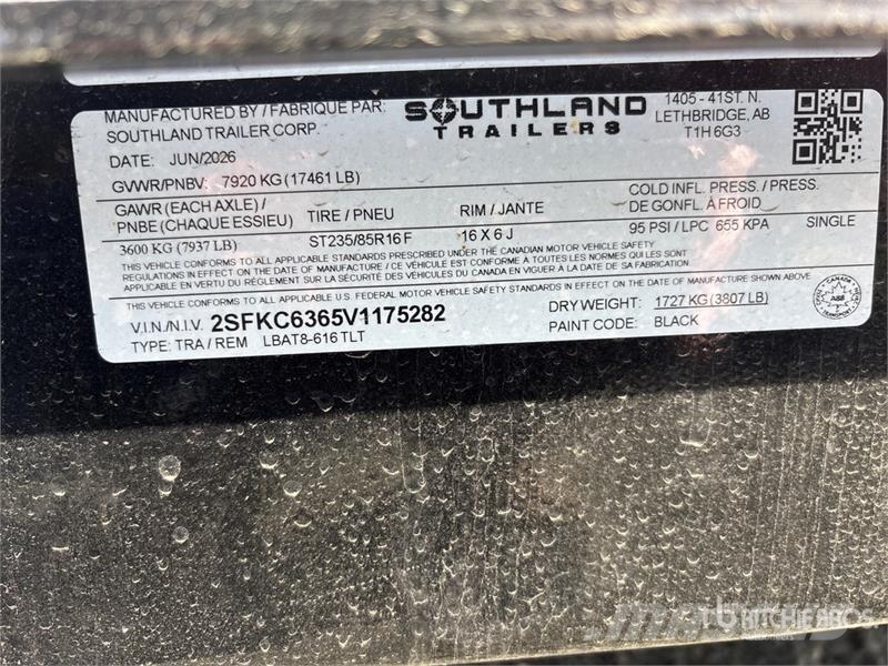  Southland LBAT8-616 23 ft Utility Trailer 其他拖车