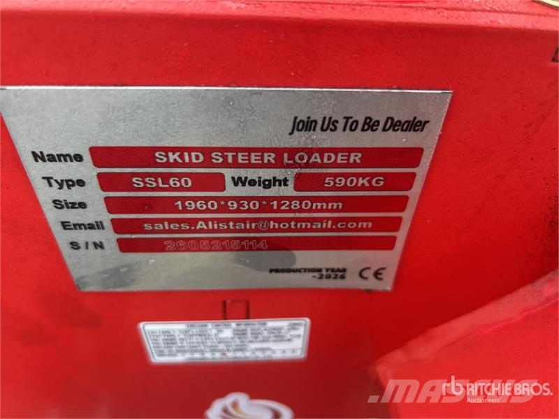  SSL60-RED Mini Compact Track Loader (Unused) Skid steer mini utovarivači