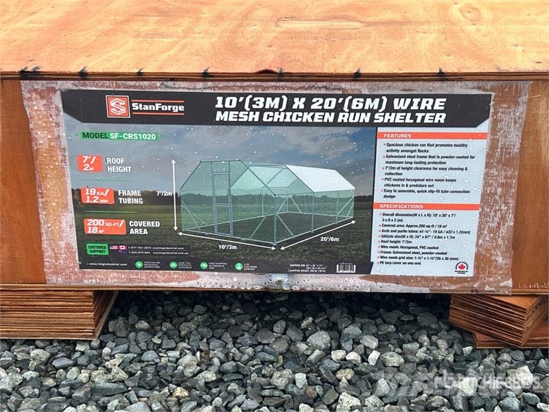 StanForge CRS1020 20 ft x 10 ft Chicken Run (Unuse Autres matériels d'élevage