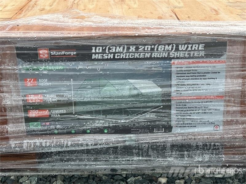 StanForge CRS1020 20 ft x 10 ft Chicken Run (Unuse Drugi strojevi za stoku i dodatna oprema