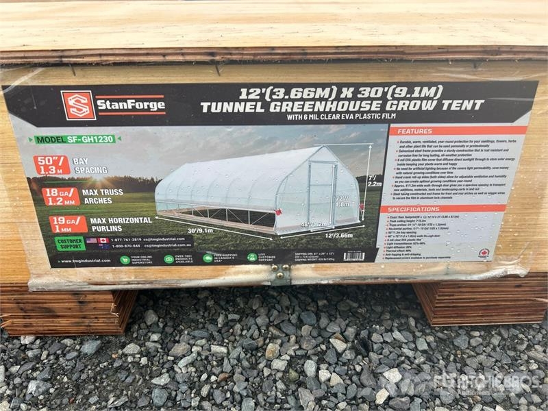 StanForge GH1230 Tunnel Greenhouse (Unused) Drugi deli