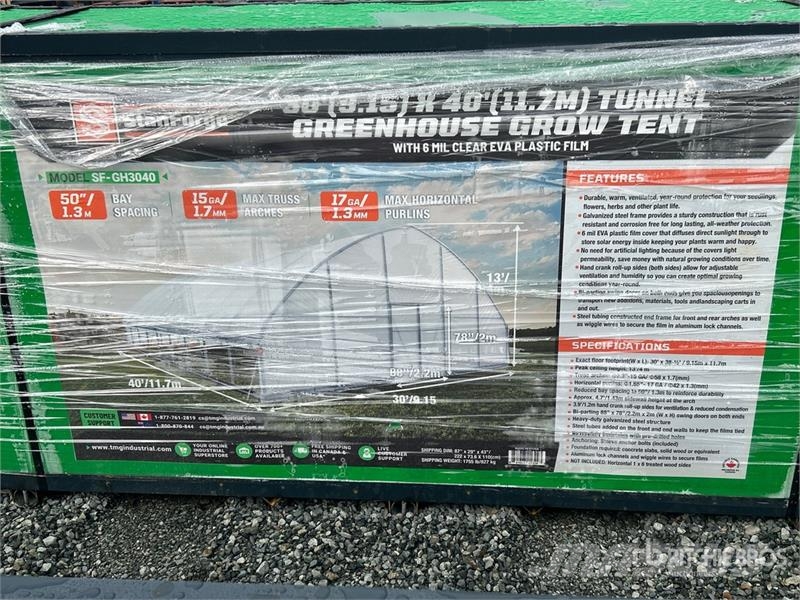 StanForge GH3040 30 ft x 40 ft Tunnel Greenhouse ( Diger parçalar