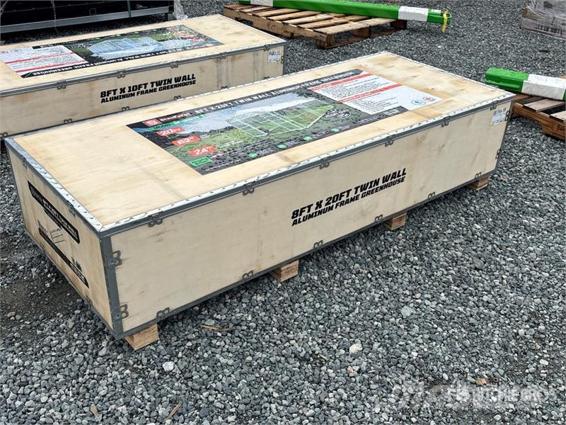 StanForge GH820 8 ft x 20 ft Aluminum Twin Wall Gr Diger parçalar