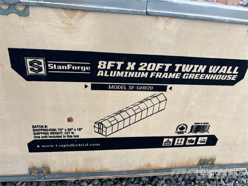 StanForge GH820 Aluminum Twin Wall Greenhouse (Unu Drugi deli