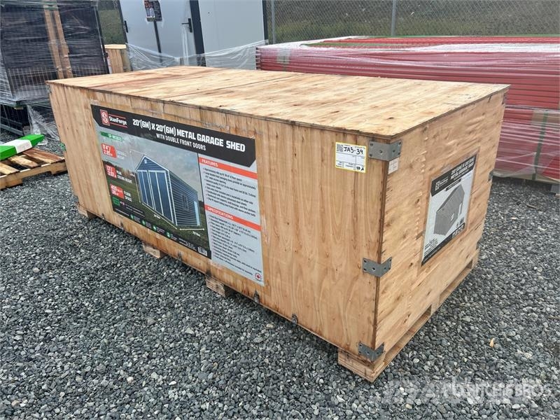  StanForge MS2020 20 ft x 20 ft Shed (Unused) Tērauda karkasa ēkas