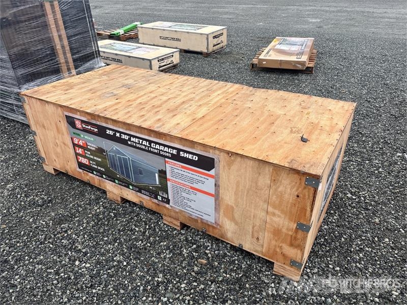  StanForge MS2630 26 ft x 30 ft Metal Garage Shed ( Stahlrahmenaufbauten