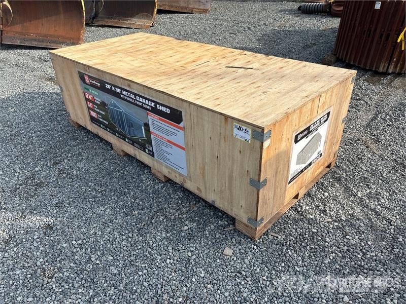 StanForge MS2630 26 ft x 30 ft Metal Garage Storag المباني الإطار الصلب
